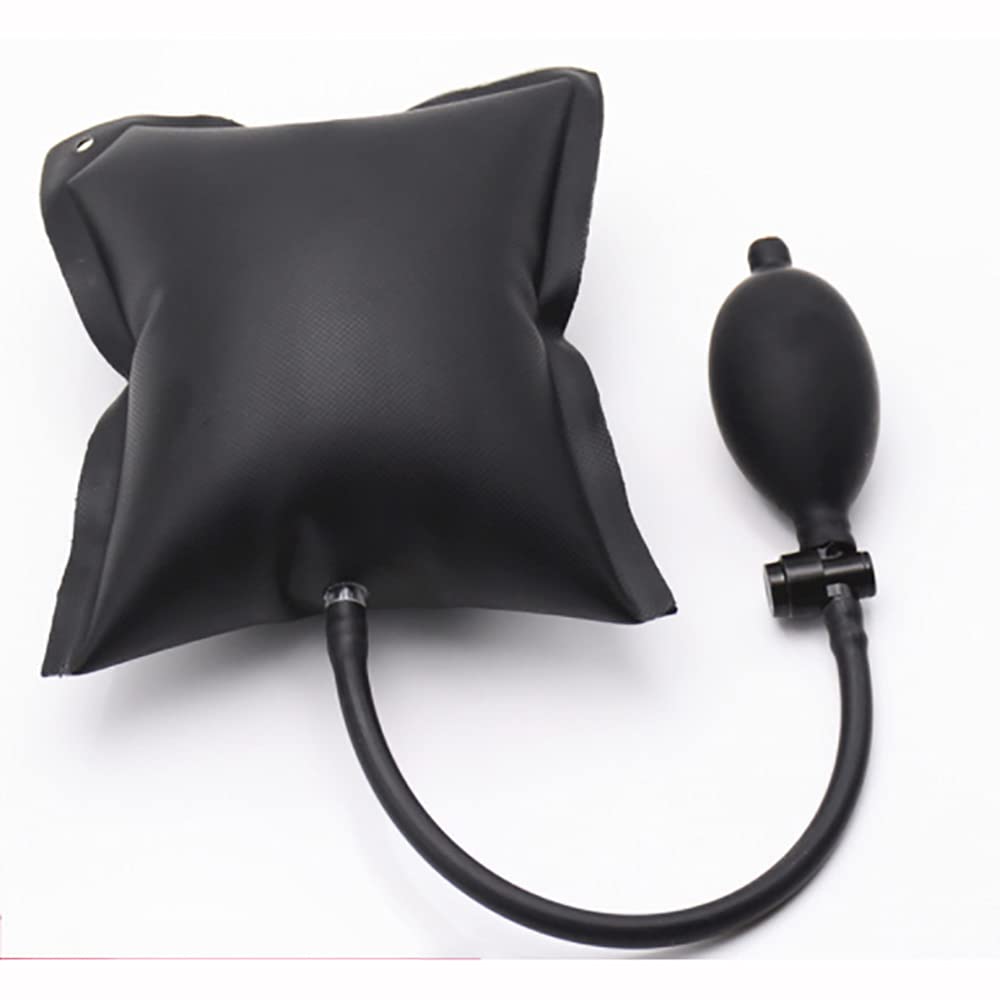 ANCLLO Air Wedge Pump, Inflatable Air Wedge Alignment TPU Auto Entry Car Door Opener for Doors Windows Installation Tool Black 15 * 16CM