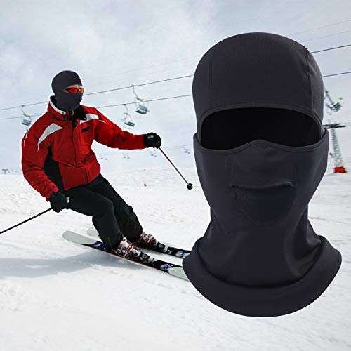 Ski Mask Balaclava-Cold Weather Face Mask Windproof Thicken Warmer Anti-fog Outdoor Hood - Thumbnail 4