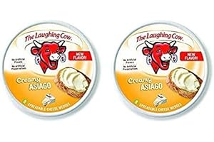 Laughing Cow, The Creamy Asiago 6 Ounce Wheels