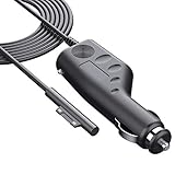 Surface Car Charger Surface Pro Car Charger 6ft,Meou Magnetic Suction Interface Car Charger for Microsoft Surface Go Surface Pro 3 Pro 4 Pro 5 Pro 6 Book Surface Laptop 2 36W 12V 3A Car Accessorie