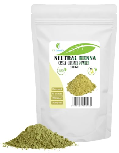 Cassia Obovata Powder (Neutral Henna, cassia powder) - 100 gr - Has conditioner and scalp balancing properties, gives strength and shine, improves the appearance of the hair.