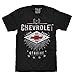Tee Luv Chevrolet Live Fast Licensed Men's T-Shirt-XX-Large  Black
