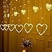 Y YUEGANG Curtain Lights, 10 Ft Connectable Indoor String Lights for Bedroom Decor, 8 Lighting Modes Waterproof Outdoor String Light for Wedding Decoration, Hanging Light Curtain for Wall - White