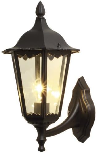 Schwarze Aussenwandleuchte Hangend Wandlaterne Gartenlampe Aussen Wand Laterne Amazon De Kuche Haushalt