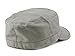 NYFASHION101 Fashionable Solid Color Unisex Fitted Army Military Cadet Cap, Gray, S