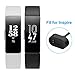 MENEEA [2 Pack] Charger Cable for Fitbit Inspire HR,for Fitbit Inspire and for Fitbit Ace 2 Smartwatch, Replacement USB Charging Cord Accessories for Fitbit Inspire,for Inspire HR (3.3 ft/0.5ft)