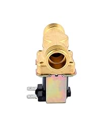 Uxcell G1 2" latón de agua Válvula solenoide normal Cerrar Válvula electromagnética 3 25L M 0 80 C 12 V, 5,2 W