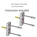 YYST Skateboard Floating Deck Display Wall Mount -2/PK - No Skateboard - Screws Included- Horizontal Displays