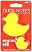 SUCK UK Animal Sticky Notes and Page Markers - Yellow Duck