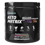 Keto Matrix Keto Supplement - Exogenous Ketones BHB Salts + MCT Oil Powder - Beta Hydroxybutyrate Keto Powder- Formulated by Dr. John Limansky MD,