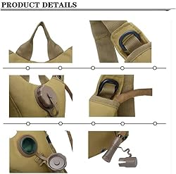 Tactical 3L Bladder Water Bag Camel Backpack for