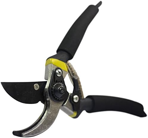 GoSupple Bypass Hand Pruners - Pruning Shears Garden Scissors, SK-5 Carbon Steel, Safety Lock with Ergonomic Grip