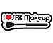 I Love SFX Makeup Black 5 inch Vinyl Decal