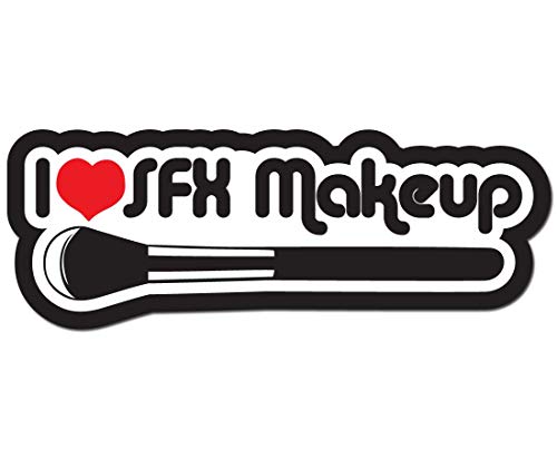 I Love SFX Makeup Black 5 inch Vinyl Decal
