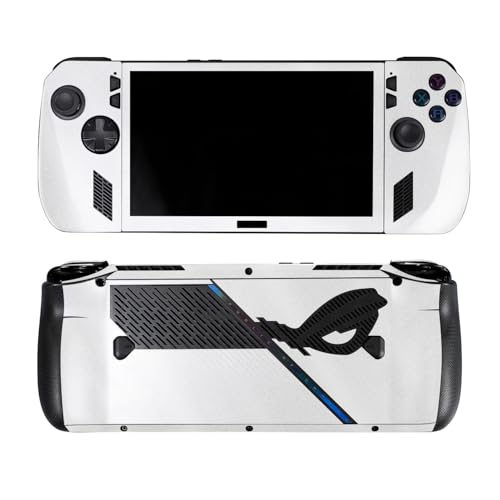 Glossy Glitter Skin Compatible with Asus ROG Ally X - Solid White - Premium 3M…