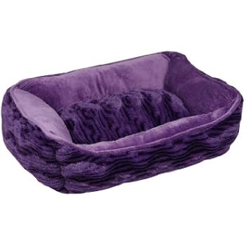 Amazon.com Furhaven Pet NAP Oval Ultra Plush Bed for Dog 