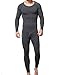 Jiao Miao Mens Shaperwear Microfiber Heatmax Warm Thermal Underwear