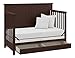 Storkcraft Davenport 5-in-1 Convertible Crib with Drawer Espresso, Fixed Side Crib, Solid Pine and Wood Product Construction, Converts to Toddler Bed Day Bed or Full Bed (Mattress Not Included)