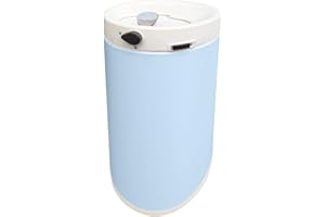JM ·YIPENG Diaper Pail, Airtight Odor Control Baby Diaper Bin with Childproof Lock, Stainless Steel Garbage Pail with lid, 15 Liter/ 4 Gallon Compact Nursery Trash Can with Removal Inner Liner, Blue