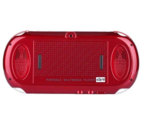 YIYU Portable 4.3'' 32Bit 10000 Games Built-in 8GB Handheld Video Game Console Player Multicolor Electronic Toy (Red)