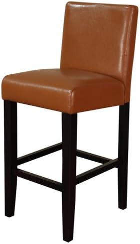 Monsoon Pacific Villa Faux Leather Counter Stool, Worn Brown, Set of 2