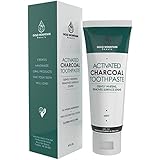 Activated Charcoal Teeth Whitening Toothpaste with Coconut. All Natural Herbal Toothpaste Eliminates Bad Breath and Gently Whitens Teeth. (1 Pack)