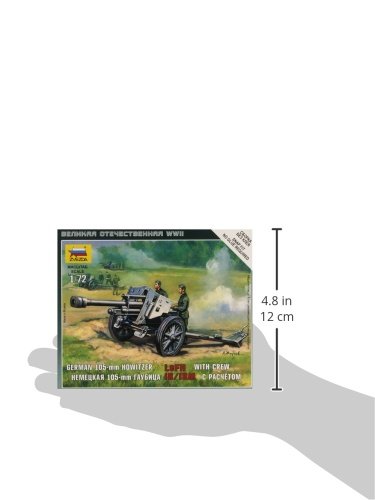 Zvezda Models 1/72 German Howitzer LFH-18 With Crew