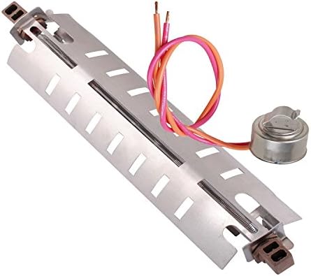 Siwdoy WR51X10055 Defrost Heater and WR50X10068 Thermostat Kit for General Electric Hotpoint