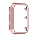 Angeland Metal Protective Smartwatch Bumper 38mm, Matte Finish Aluminum Alloy Frame Cover Case Compatible with Apple Watch 38mm Series 3, Series 2, Series 1 - Rose Gold