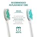 Replacement Toothbrush Heads for Sonic Rechargeable Electric Toothbrushes, 7x More Plaque Removal, End-rounded Soft Bristles, Comfortable & Efficient Clean Teeth, Perfect for Adults, White(4 Pack)