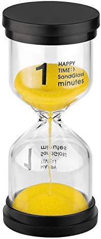 KSMA Sand Timer 1 Minute Hourglass Timer,Colorful Sandglass Timer for Kids,Classroom,Kitchen,Games,Toothbrush Timer
