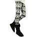 Comemall Womens Teen Girls Printed Leggings Tights Snowflakes Winterpants