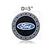 3Pcs Tough Car Logo Vehicle Travel Auto Cup Holder Insert Coaster Can for Ford Focus,kuga,Fusion,Mondeo,Fiesta,Transit, Ranger,F150, Edge, Explorer,etc All Models