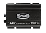 Sound Storm SMC2.100-100 Watt, 2 Channel, 4 to 8 Ohm Stable Class A/B, Full Range Car Amplifier