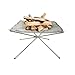 Rootless Large Portable Outdoor Fire Pit : Collapsing Steel Mesh Fireplace - Perfect for Camping, Backyard and Garden - Carrying Bag Included