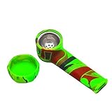 JCXCO Silicone (Tobacco) Unbreakable Travel Accessory with lid!/Concealable, Unbreakable, Portable and Hand-sized!