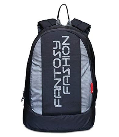 fantosy fashion black laptop backpack (28 L) (BP-005)