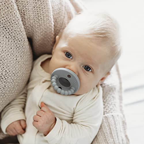 Ryan & Rose Cutie PAT Pacifier Teether (Flat, Charcoal) Pricepulse