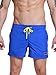 Neleus Men's Dry Fit Athletic Shorts with Pockets,802# Blue,USA S+,Tag L