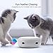 Interactive Cat Toys, VAVA Pet Cat Toys Three Modes Day&Night Play Automatic Randomly Stimulates Cat's Senses Easy Replace Feather(Included Battery&Spare Feather)