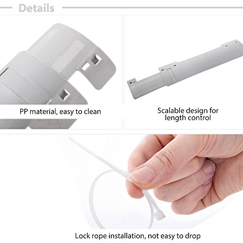 Aolvo Air Conditioner Deflector Air Diverter Air Conditioning Air Deflector AC Deflector Retractable Anti-wind Baffles Confinement Windshield Shield Wind Guide(Not Included Air Conditioner)