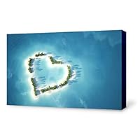 signwin-Canvas Wall Art-Aerial Photo-Canvas Prints Home Artwork Decoration for Living Room,Bedroom - 12x18 inches
