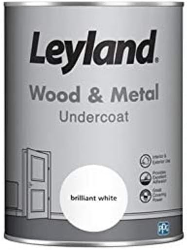 Leyland Wood & Metal Undercoat White 1.25 Litre