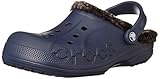 Crocs Unisex Baya Heathered Lined Clog ( Men's 11, Women's 13 Medium, Navy/Black)