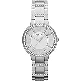 Fossil Es3282p Virginia Stainless Steel Watch Watch For Women