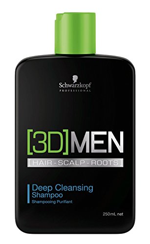 Schwarzkopf 3dmen deep cleansing Shampoo cosmetic homme 250ml (4045787264463)