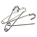KLOUD City 4 Inch Heavy Duty Giant Safety Pins for Blankets, Skirts, Kilts, Knitted Fabric ,Crafts (silver&black & bronze)