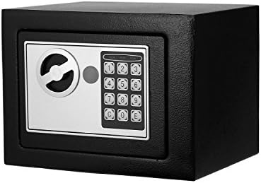 (US STOCK) Anti-Theft Digital PIN Code Safe Box,Digital Electronic Safe Locker for Documents, Cash &amp; Passport (with Emergency Key)