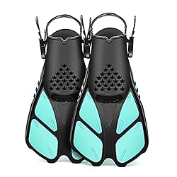 Felnats Swim Fins Open Heel, Adjustable and Light
