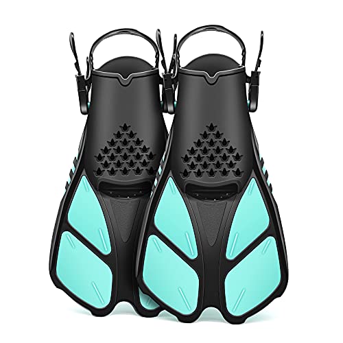 Swim Fins Open Heel, Adjustable and Light Diving